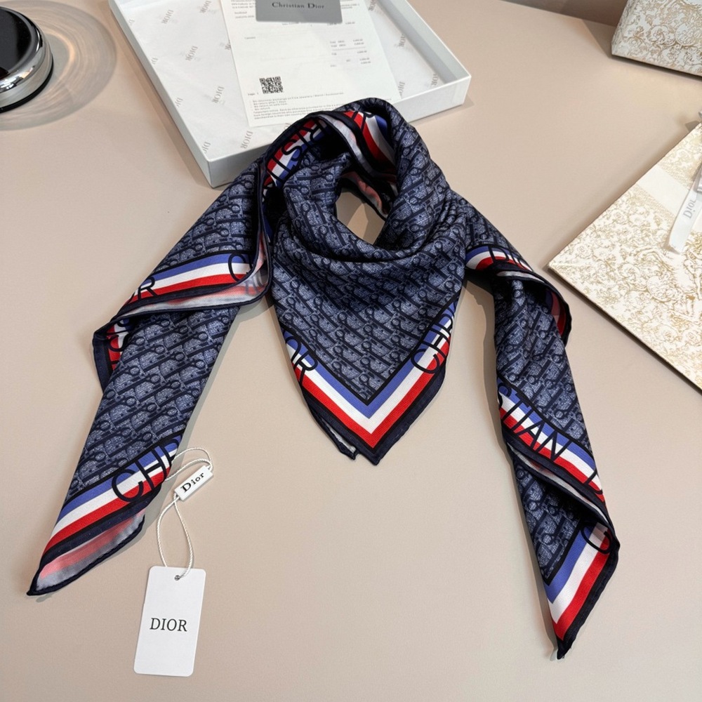 Dior Printed Silk Scarf